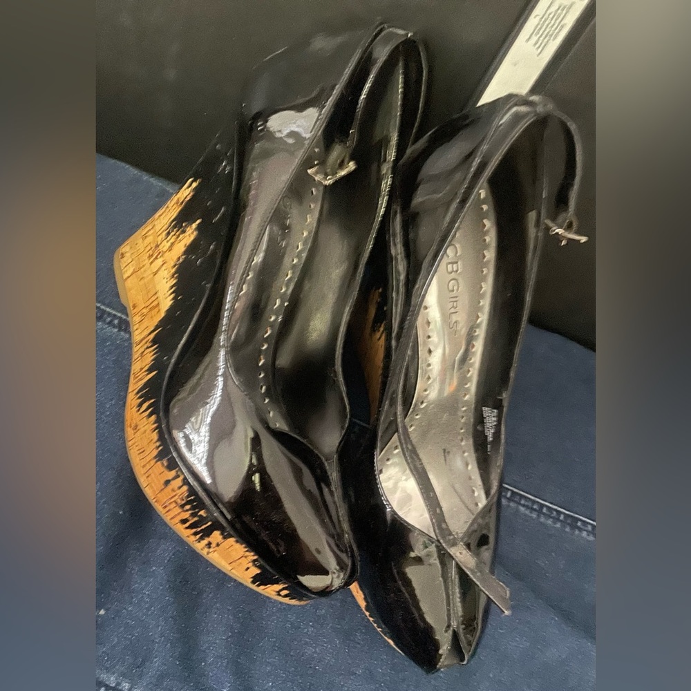 Exclusive BCBG wedges